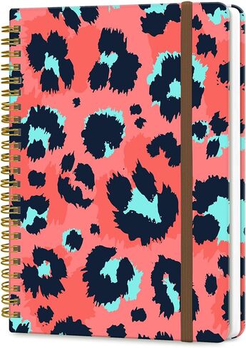 Spiral Journal Notebook, A5 Cute Notebooks for Women Men, College Ruled Hardcover Notebook for Work & Note Taking, 60 Pages Double-Wire Journals for Writing, Cute Cats in Kuwait