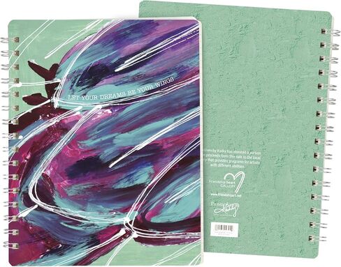 Primitives by Kathy Friendship Heart Gallery Spiral Notebook, 7" x 9", Let Your Dreams Be Wings in Saudi Arabia