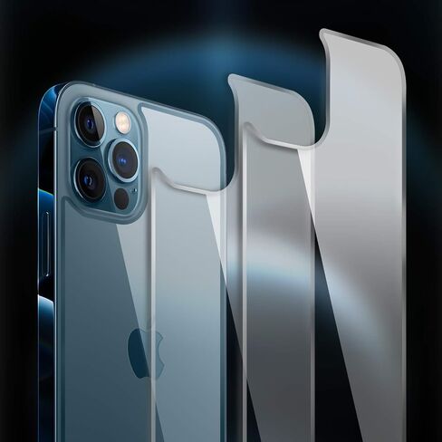 واقي زجاجي خلفي لهاتف iPhone 12 Pro Max [عبوة من قطعتين]، واقي شاشة خلفي لهاتف iPhone 12 Pro Max زجاج مقسى خلفي عالي الوضوح متوافق مع iPhone 12 Pro Max (6.7 بوصة) in Saudi Arabia