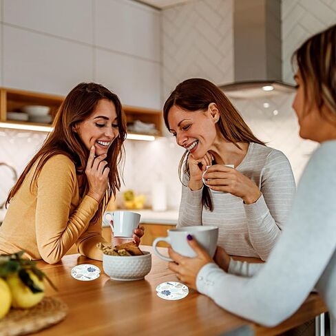 قواعد أكواب السيارة من صدف البحر الرائعة لحاملات الأكواب، قاعدة سيراميك ماصة مع ظهر من الفلين، هدايا إكسسوارات السيارة للرجال والنساء، قطعتان من ملحقات السيارة العالمية المضادة للانزلاق، سجادة كأس لمعظم الأجزاء الداخلية للسيارة in Kuwait