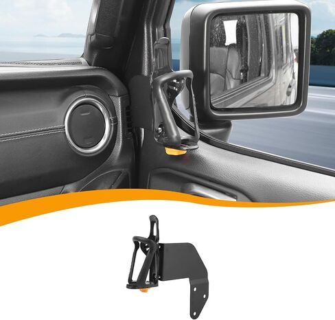 Hoolcar Door Cup Holder Compatible with Jeep Wrangler JL JLU &Gladiator JT 2018-2024, Interior Accessories, Left Side in Saudi Arabia