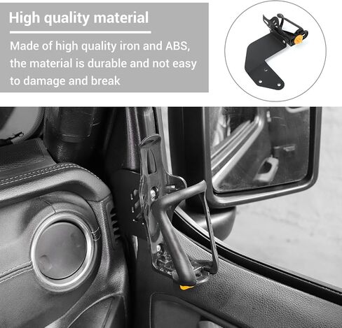 Hoolcar Door Cup Holder Compatible with Jeep Wrangler JL JLU &Gladiator JT 2018-2024, Interior Accessories, Left Side in Saudi Arabia