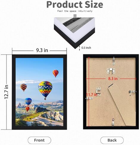 مجموعة إطارات صور مقاس 8 × 10 مكونة من 4 قطع، إطارات صور لتزيين الحائط، مقاس 5 × 7 مع حصيرة أو 8 × 10 بدون حصيرة، إطارات صور مقاس 8 × 10 لعرض الصور على سطح الطاولة وإطارات الصور وديكورات عيد الفصح in Kuwait
