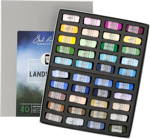 Jack Richeson Hand Rolled Soft Pastels Landscape Set, 40 Count (Pack of 1) in Saudi Arabia