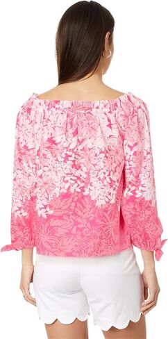 Lilly Pulitzer Women's Jamielynn Long Sleeve Off The Shoulder Top in Saudi Arabia