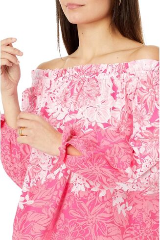 Lilly Pulitzer Women's Jamielynn Long Sleeve Off The Shoulder Top in Saudi Arabia