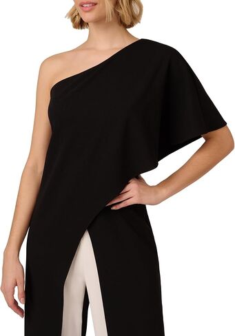 Adrianna Papell Womens Colorblock Overlay Jumpsuit in Saudi Arabia