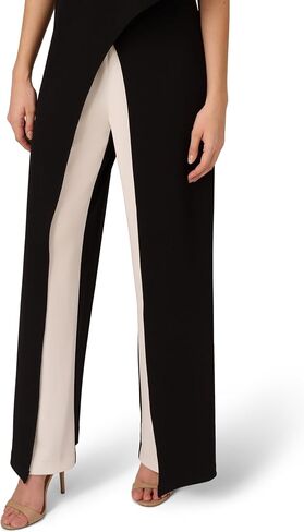 Adrianna Papell Womens Colorblock Overlay Jumpsuit in Saudi Arabia