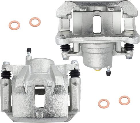 BRTEC Front Disc Brake Caliper Set 19B2698 19B2699 for 2003-2008 Toyota Corolla 03-08 for Toyota Matrix for 2003-2008 Pontiac Vibe,Front Left & Right side Brake Caliper in Saudi Arabia