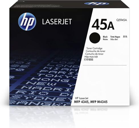 HP Original 45A Black Toner Cartridge | Works with LaserJet 4345 MFP Series, LaserJet M4345 MFP Series | Q5945A in Saudi Arabia