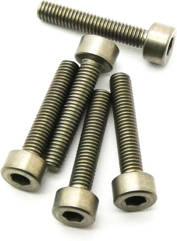 5 قطعة M3 3 مللي متر المقبس رئيس التيتانيوم عرافة المسمار TC4 سبيكة (M3x20mm الذهب بأكسيد) in Kuwait