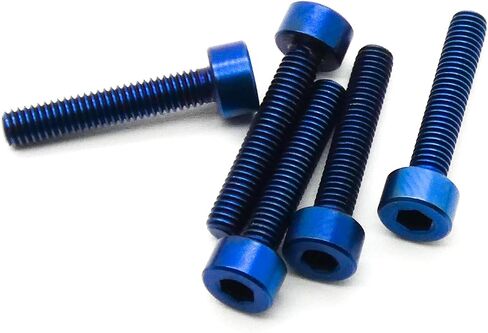 5 قطعة M3 3 مللي متر المقبس رئيس التيتانيوم عرافة المسمار TC4 سبيكة (M3x20mm الذهب بأكسيد) in Kuwait