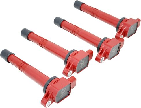DRAGON FIRE PERFORMANCE 4pc Ignition Coil Pack Power Pack Kit Compatible With 2002-2011 Civic, 2002-2009 CRV, 2003-2011 Element, 2002-06 Acura RSX & More, K20 UF311 C1382 Oem Fit C311-DFx4 in Saudi Arabia