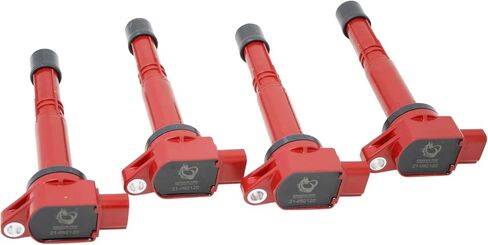 DRAGON FIRE PERFORMANCE 4pc Ignition Coil Pack Power Pack Kit Compatible With 2002-2011 Civic, 2002-2009 CRV, 2003-2011 Element, 2002-06 Acura RSX & More, K20 UF311 C1382 Oem Fit C311-DFx4 in Saudi Arabia