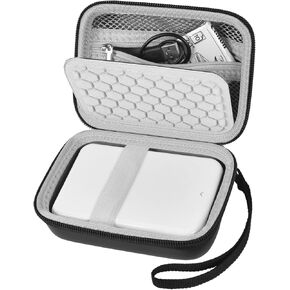 حافظة ALKOO متوافقة مع Canon for Ivy/for Ivy 2 Mobile Mini CLIQ CLIQ+ CLIQ2 CLIQ+2 طابعة كاميرا فورية، طابعة هواتف ذكية محمولة بتقنية البلوتوث اللاسلكية، جيب شبكي يناسب الورق والكابل