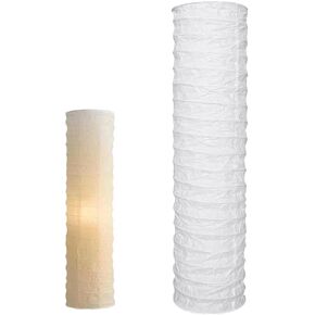 Rice Paper Floor Lamp Shade, Paper Floor Lampshade Light Accessories Paper Lamps Classic Modern Paper Floor Light Bulb Cage Guard for Bedroom Living Room
