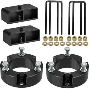 3mirrors Leveling Kit for Tacoma，3 Inch Front and 2 Inch Rear Strut Spacers Compatible With Tacoma 2005-2023 2WD/4WD(6 Lugs Only), Aluminum Suspension Lift Kits