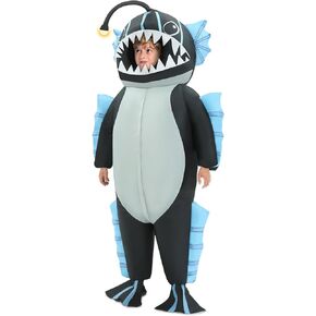 Inflatable Costume,Anglerfish inflatable costume Kids,Funny Halloween Blow up Costumes for Boys& Girls