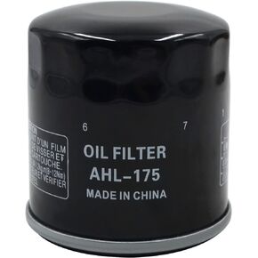 AHL 175 Oil Filter for Indian Chief Classic 2014-2018,Chief Dark Horse 2016-2019,Chief Vintage 2015-2019,Chieftain Classic 2018-2019,Chieftain 2014 2015 2016 2017 2018(1Pack)