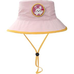 Kids Waterproof Quick-Drying Sun Hat UPF 50+ Wide Brim Bucket Hat, Baby Toddler Summer Outdoor Beach Hats for Boys Girls