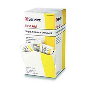 Safetec Bacitracin Antibiotic Ointment, Box of 144
