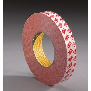 3M 9088 Double-Sided High Performance Clear Tape; 12mm x 50m