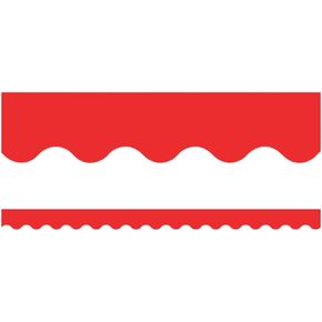Teacher Created Resources Red Border Trim, Red (4174)