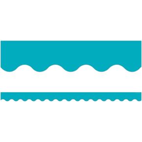 Teacher Created Resources Teal Scalloped Border Trim (5450)