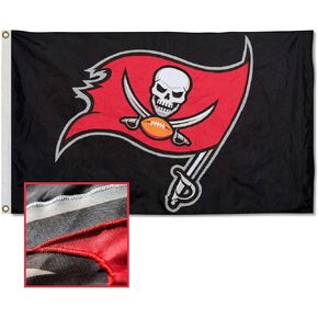 Tampa Bay Buccaneers Embroidered Nylon Flag