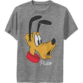 Disney Characters Pluto Big Face Boy's Performance Tee