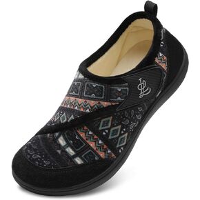 LeIsfIt Mens Slippers Wide House Shoes Adjustable Diabetic Shoes Arthritis Swollen House Slippers Indoor Outdoor Slippers