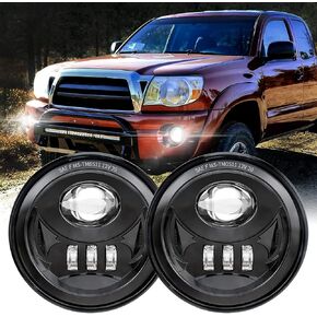 Z-OFFROAD New DOT Approved LED Fog Lights for 2005-2011 Tacoma, 2004-2006 Solara, 2008-2015 Sequoia, 2007-2013 Tundra - Black