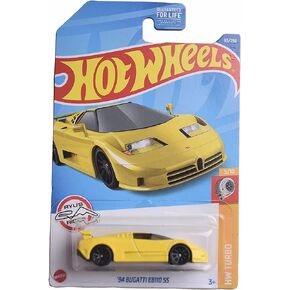 Hot Wheels '94 Bugatti EB110 SS, Turbo 5/10, Yellow