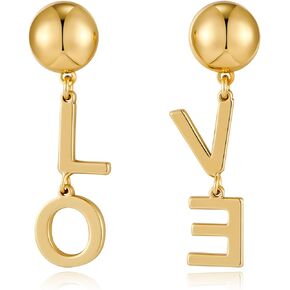 Initial Earrings for Women Letter Long Drop Dangle Earrings Fashion Jewelry Gift