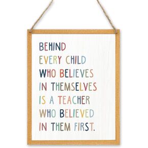patcate Inspirational Classroom Wall Art Decor for Teacher, Nursery Playroom Therapy Office Decor, Classroom Must Haves Teacher Essentials (A02)