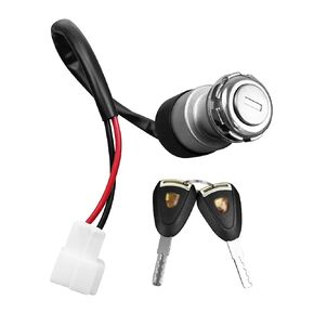 Ignition Starter Switch Fit for Edison Advanced Icon 48V Electric Golf Cart Ignition Start Steering Switch with 2 Keys