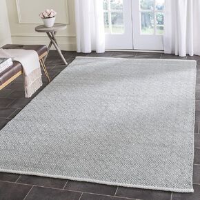 SAFAVIEH Boston Collection 2'6" x 4' Brown BOS680A Handmade Flatweave Cotton Accent Rug