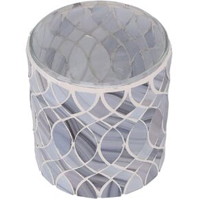Mosaic Candle Holder, Glass Candleholders Tea Light Holders Votive Candle Holders, Tealight Candle Holder for Home