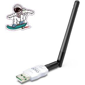 Class 1 Long Range Bluetooth Adapter for PC, QGOO USB Bluetooth Adapter for PC 5.3+EDR, Bluetooth Dongle Bluetooth Receiver Support Windows10/8.1/8/7（white-112）