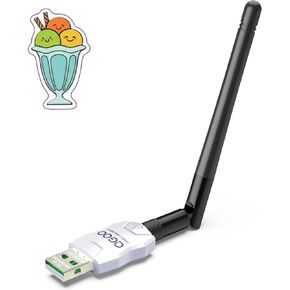 Class 1 Long Range Bluetooth Adapter for PC, QGOO USB Bluetooth Adapter for PC 5.3+EDR, Bluetooth Dongle Bluetooth Receiver Support Windows10/8.1/8/7（white-073）