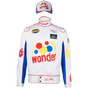 Ricky Bobby Racing Costume with Hat Racing Driver Jacket