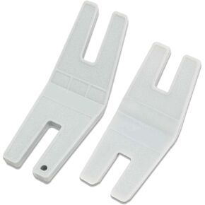 YICBOR 2PCS Bulky Seam Jumper Hump Jumping Button Clearance Plate Presser Foot #4131056-01/#4131056 for Husqvarna Viking Brother Singer Janome and Pfaff Chunky Denim and Hemlines