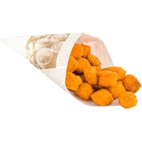 Restaurantware Conetek 5.9-inch Environment Friendly Black Finger Food Cones: Perfect for Appetizers - Grease-Proof and Food-Safe Paper Cone - Disposable and Recyclable - 100-CT