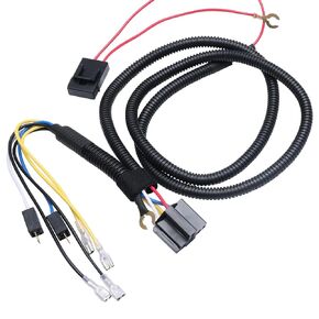 Air Horn Relay Wiring Harness Kit, Universal 12V Wires and Relay for Air Horn Car/Truck/Vehicle-Single Horn Wiring Harness