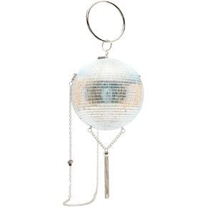 Betsey Johnson Dancin Queen Disco Ball Bag, Iridescent