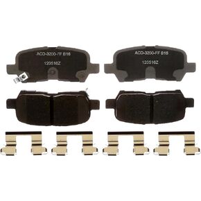 ACDelco Silver 14D999CHF1 Ceramic Rear Disc Brake Pad Set