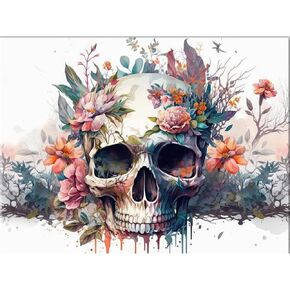 EIBEILI Diamond Painting Kits for Adults - Halloween Pumpkin 5D Diamond Art Kits for Beginner DIY Full Drill Diamond Dots Crystal Craft Kits for Home Wall Decor Gifts[12x16in]
