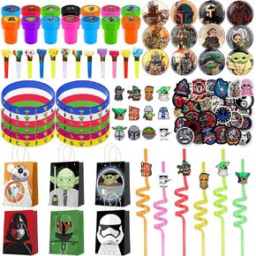 لوازم حفلات أعياد ميلاد الأطفال تتضمن هدايا الحفلات الكرتونية 12 قطعة من الطوابع، 12 قطعة من المصاصات، 12 قطعة من إكسسوارات الأحذية، 12 قطعة من دبابيس الأزرار، 12 قطعة من أساور السيليكون، 12 قطعة منفوخة، 12 قطعة من أكياس الهدايا، 50 قطعة من الملصقات in Kuwait