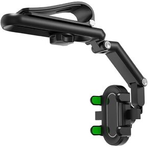 Car Phone Holder Mount Phone Mount for Car Sun Visor Multi-Directional Dual 360 Degree Adjustable Rotation Multi Functional Universal Fixed Bracket(Black)