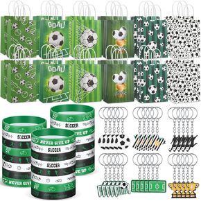 ShinyRelief 72 Pcs Basketball Party Favors Set Includes 24 Paper Gift Bags 24 Silicone Wristbands 24 Sports Stress Balls Goodie Bag Fillers Gifts for Sports Themed Birthday Party Supplies
